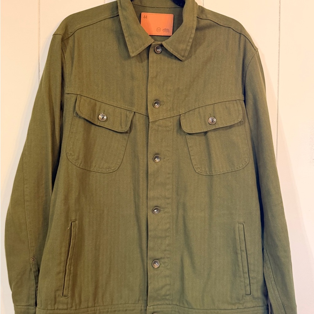 Taylor Stitch Forest Green Shirt Jacket